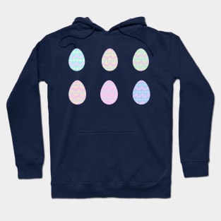 Pastel Pattern Easter Eggs Hoodie